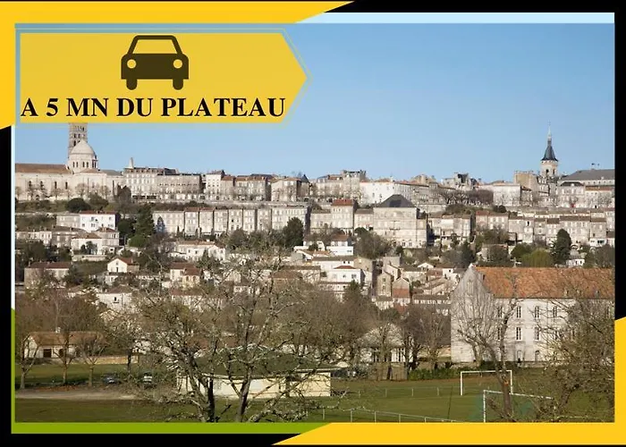 Black&y'hello T2 : Wifi/parking/ 5' Centre-ville Apartamento *